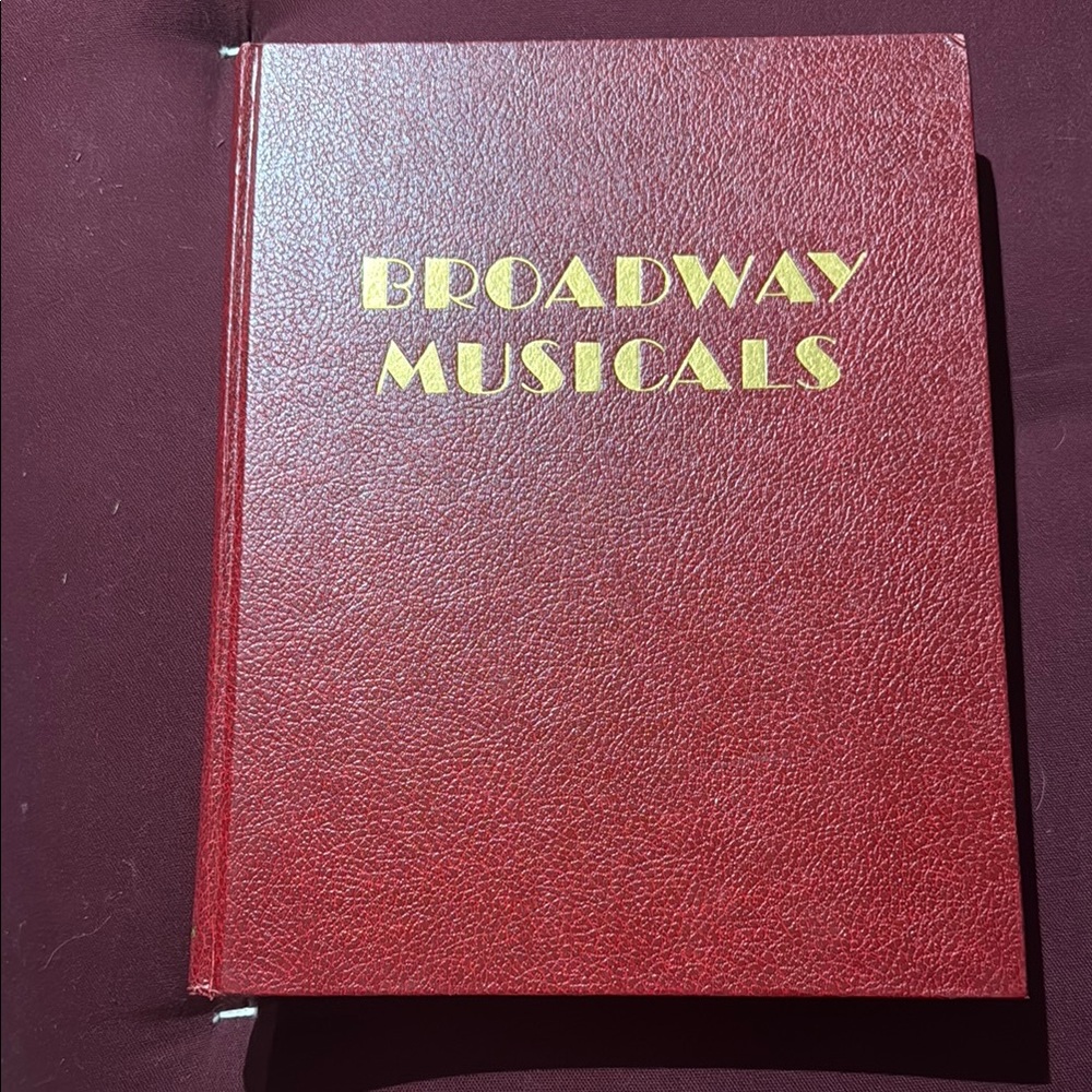 Broadway Musicals Hardcover Book